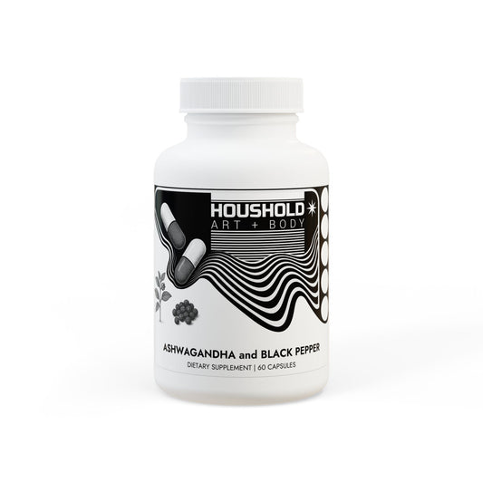 Ashwagandha and Black Pepper Supplement (60 capsules)